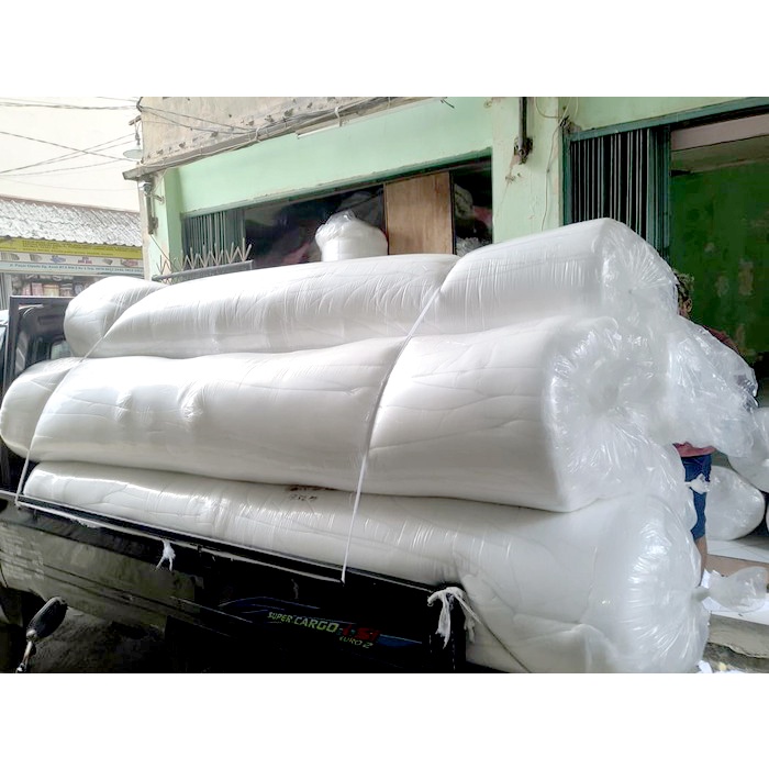 Dakron Lembaran Silikon Grade A | Padding lebar 2,4m 9 oz | Isi Bantal | Isi Bedcover