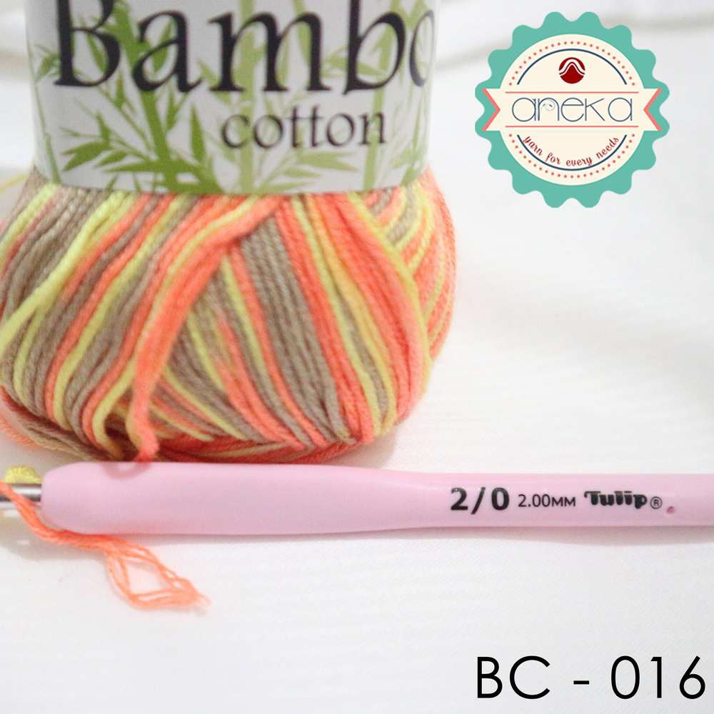 Benang Rajut Katun Bambu / Bamboo Cotton Yarn 3 - 016