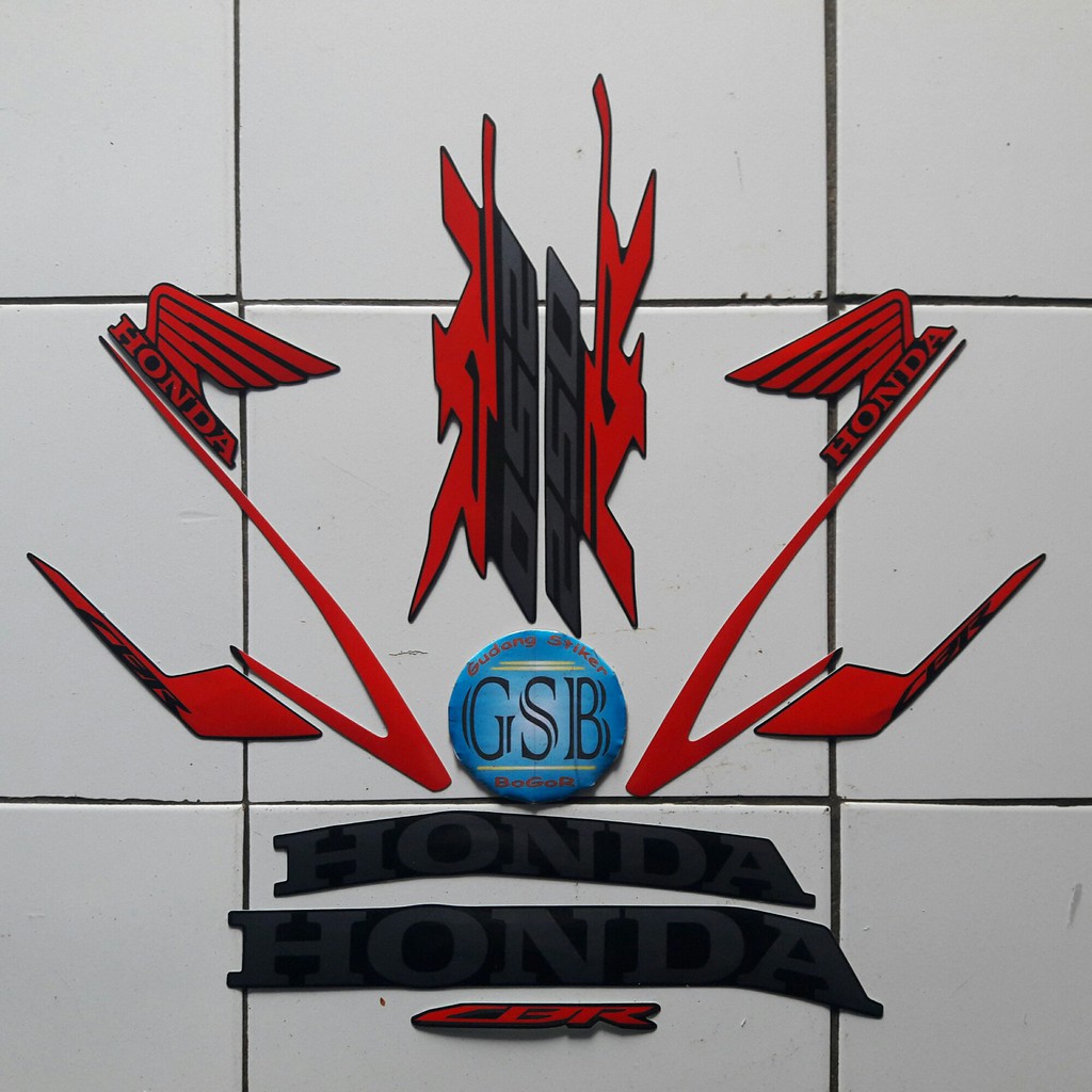 Sticker Motor Honda Cbr 250rr 2019 Hitam Shopee Indonesia