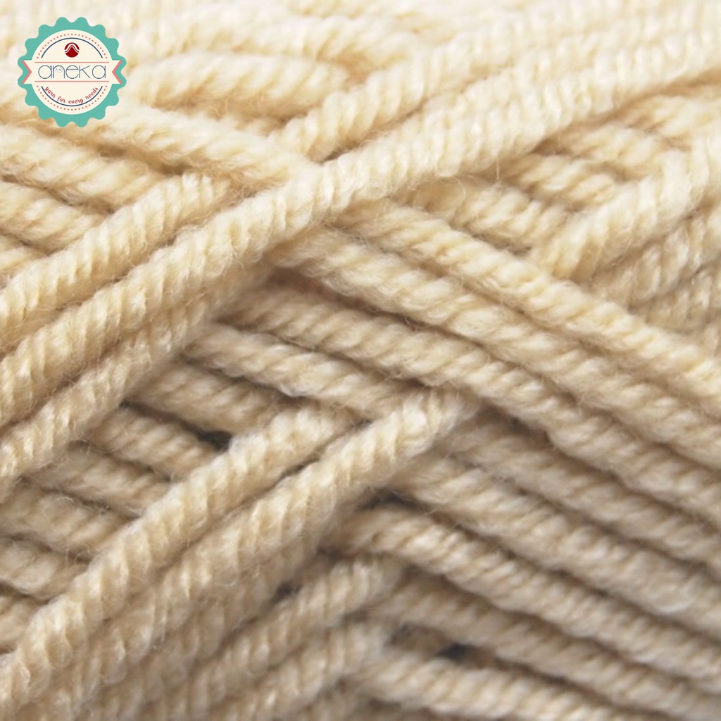 Benang Rajut Karpet Dahlia / Carpet Yarn - 1807 (Krem Muda)