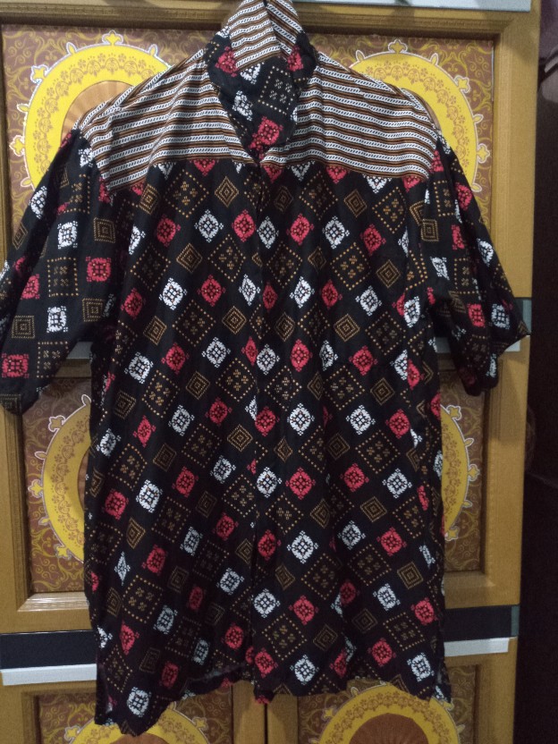 Size M L Xl Xxl Xxxl Bswart Batik Hrb026 Kenongo Hem Pendek Padi Pekalongan M L Xl Batik Pria Murah