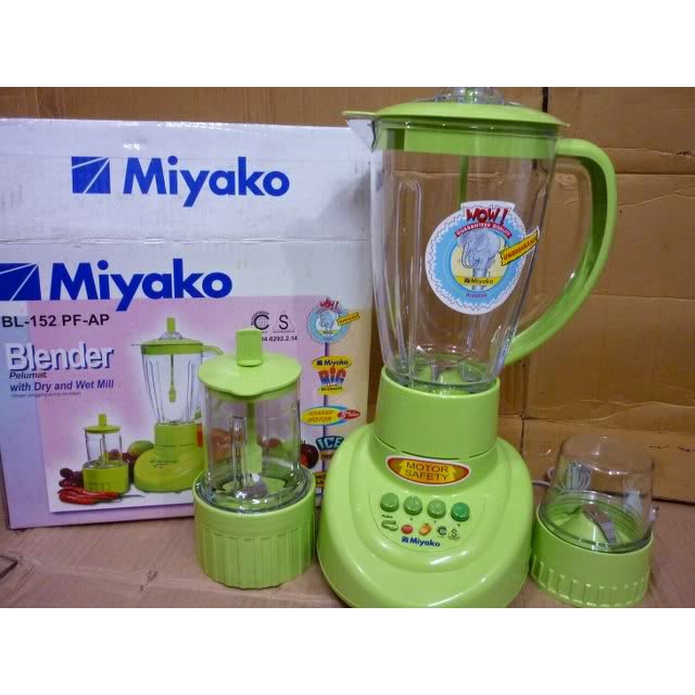 Blender Miyako BL 152 PF AP BL152PF/AP 1.5 Liter 3 in 1 Plastik