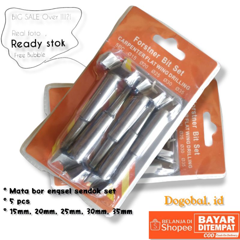 Mata bor engsel sendok Forstner bit set 5 pcs Mata engsel sendok mata bor engsel Set 35mm  Mata bor 