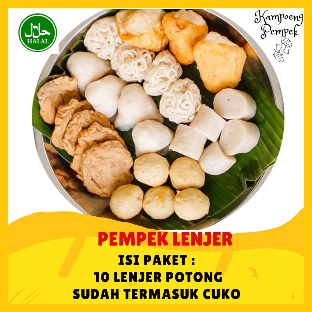 PEMPEK LENJER PALEMBANG ASLI EMPEK EMPEK FROZEN PREMIUM