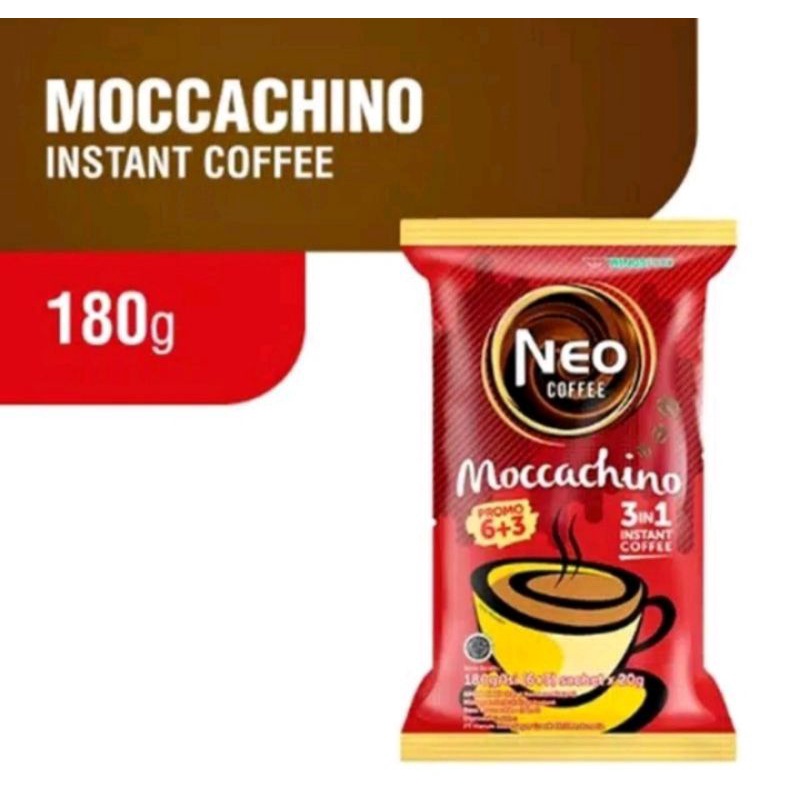 

Neo Coffee Moccachino 180g / Kopi Neo Moccachino (20g x 10pcs)