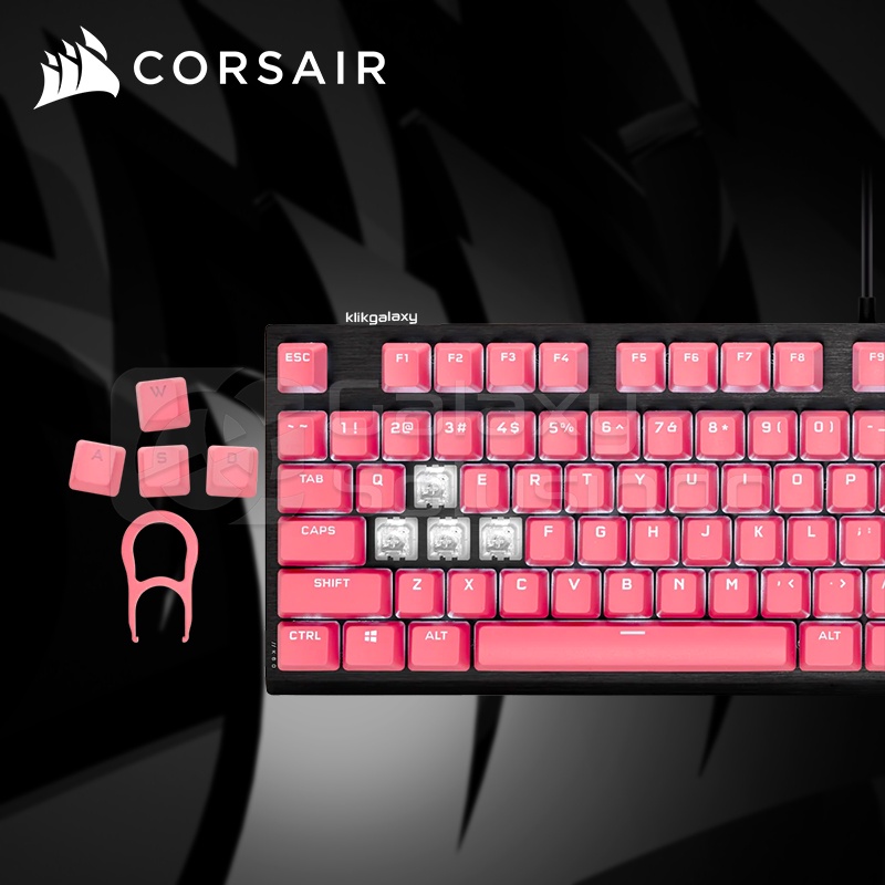 Corsair PBT DOUBLE-SHOT PRO Keycap Mod Kit - Rogue Pink