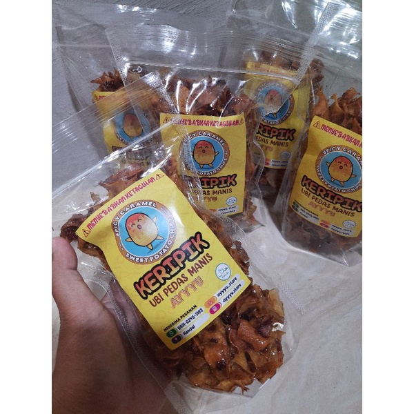 

Keripik Ubi Karamel Pedas AYYYU