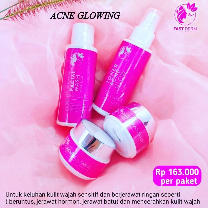 PAKET GLOWING FAST DERM BPOM