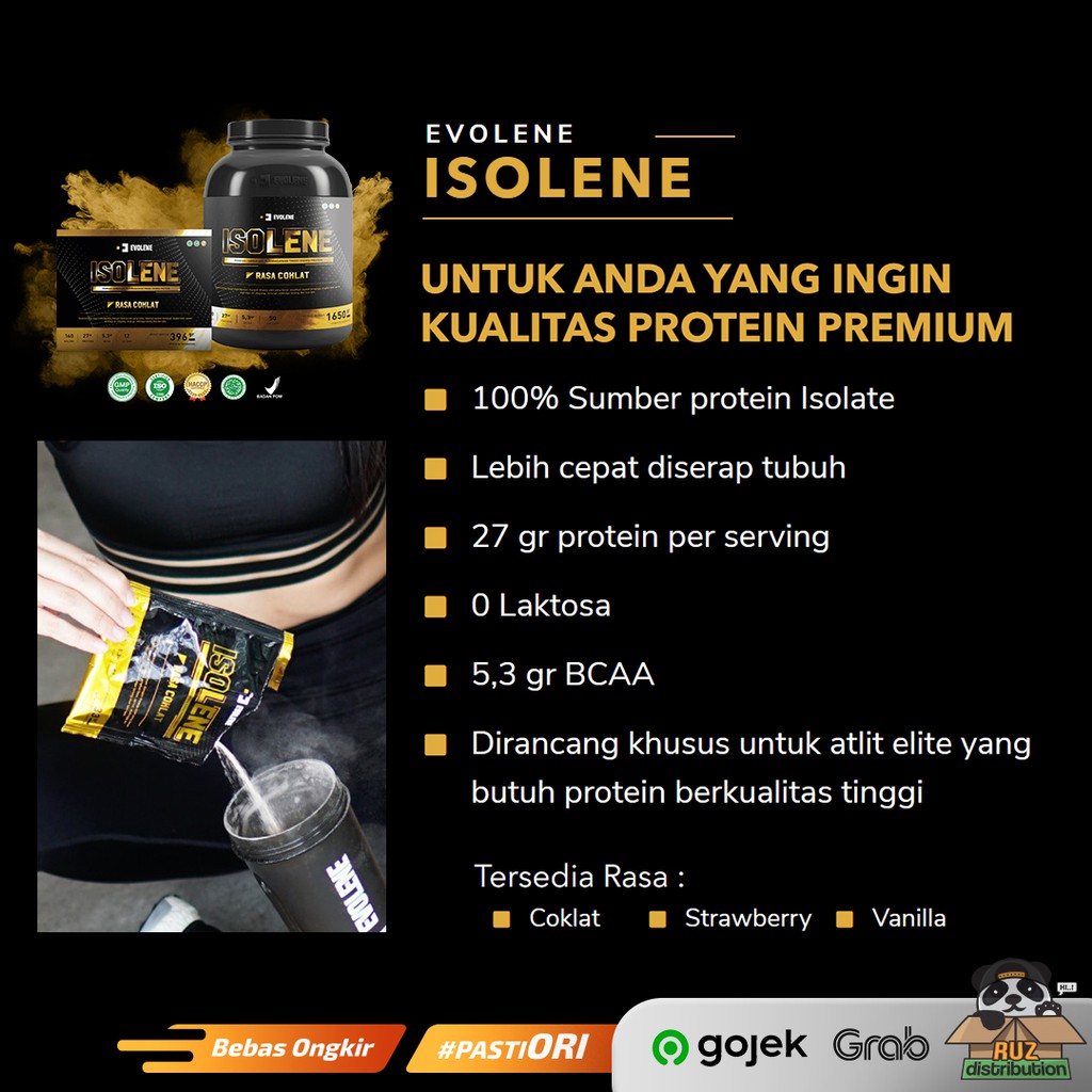 EVOLENE Isolene 396 gram / 12 sachet