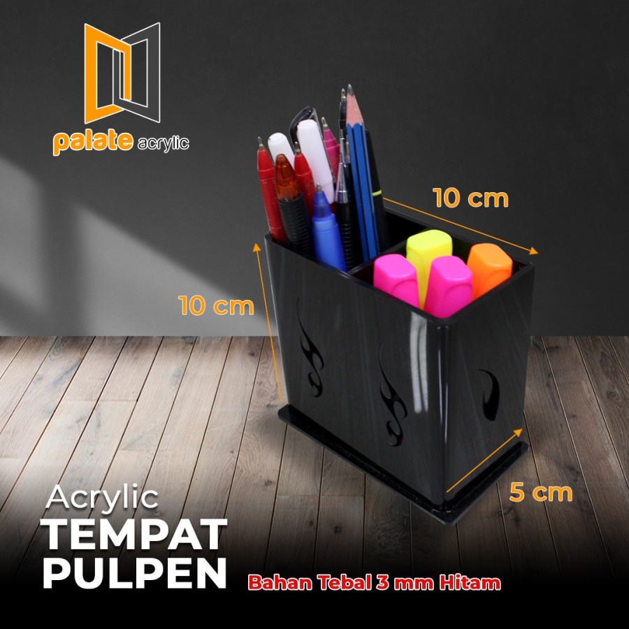 

ACRYLIC TEMPAT PENSIL / AKRILIK BOX TEMPAT PENSIL PULPEN