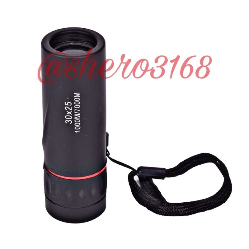 Teropong single 30x25 monocular 30x25 optical monocular night vision focus telescope zoomable 10x scope waterproof