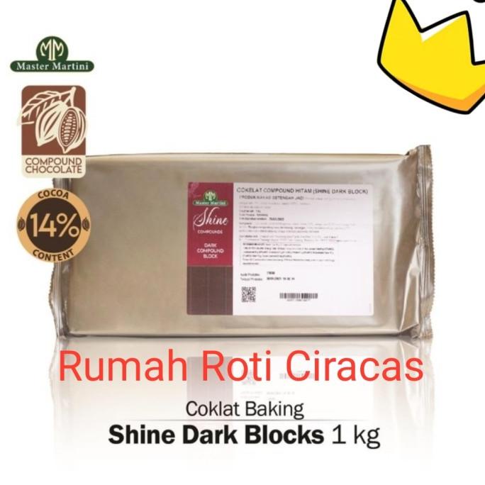 

SHINE DARK CHOCOLATE 1KG BLOCK COMPOUND COKLAT BATANG CHOCO 1 KG TERLARIS TERPERCAYA ORIGINAL