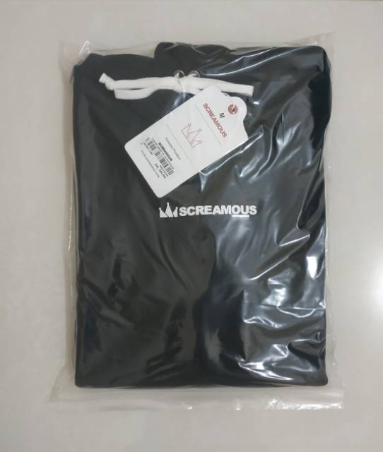 Screamous PULLOVER HOODIE LEGEND TINY WHITE ON BLACK Original