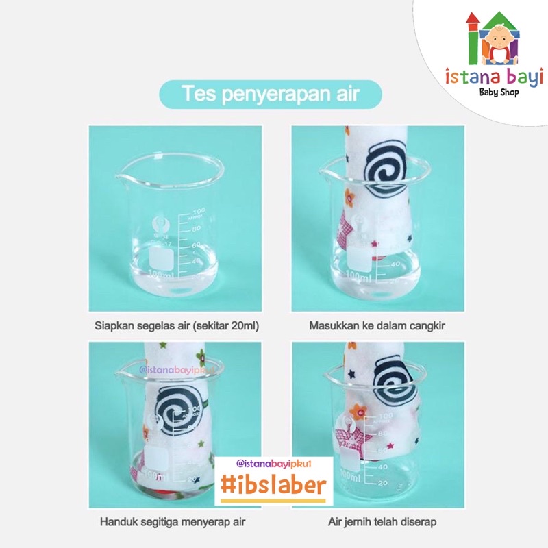 Slaber Bib Segitiga Murah -Slaber Anak/Celemek Bayi 1 Pcs