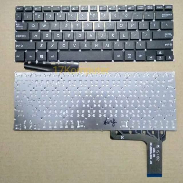 Keyboard Laptop Asus E203 E203NAH E202 TP203 TP203NAH - Hitam