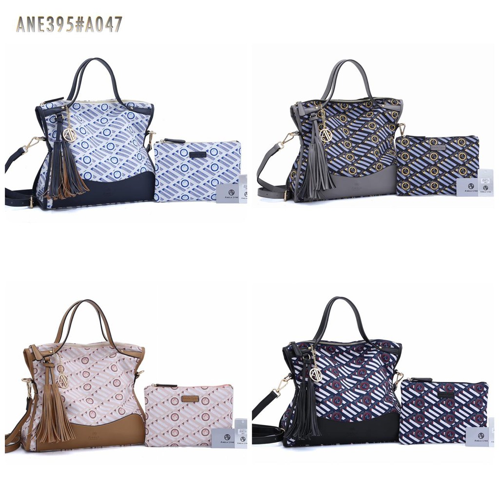 ANELA LYNE KAMALA HAND BAG ANE395#A047 2IN1 WITH SATCHEL ORIGINAL