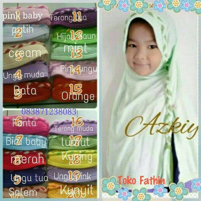 Jilbab anak merk vania azkiya/bergo sekolah sd/grosir jilbab/pashmina