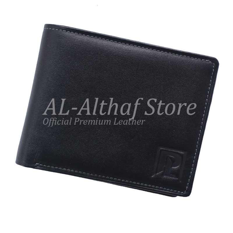 [PREMIUM LEATHER] Dompet Kulit Asli LIPAT Pria Casual Black Brown Dark Original Khas Kota Garut