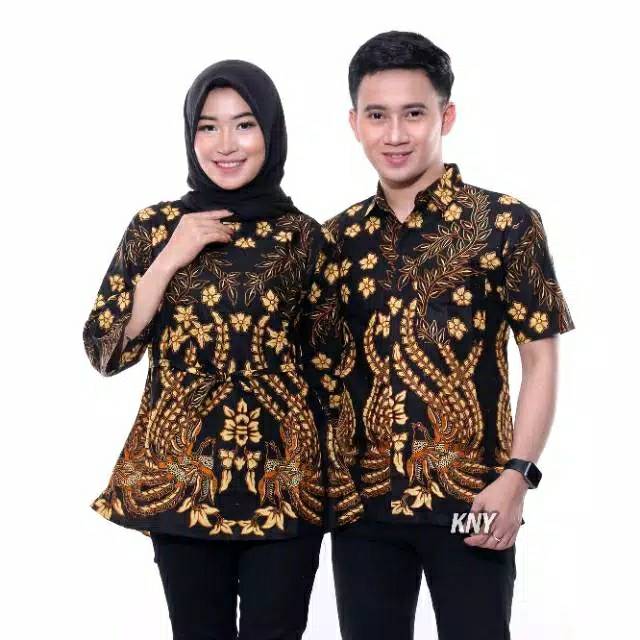 [NEW ARIVAL] WOU BATIK COUPLE ARMINA Ruffle Batik Couple Ori Ndoro Jowi DNT Garansi Termurah - BG074