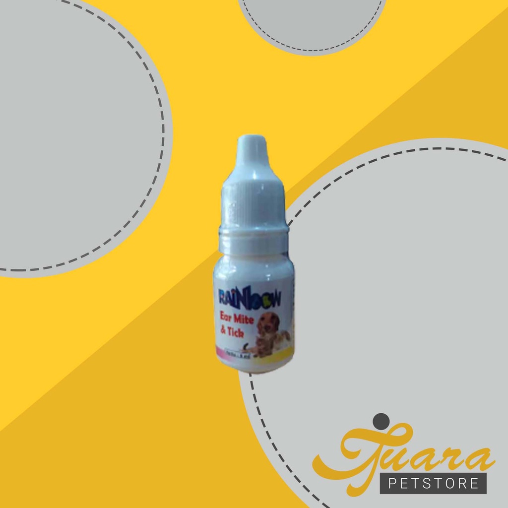 Rainbow Ear Cleansear Obat Pembersih Telinga Kutu Kucing Anjing 30 ML