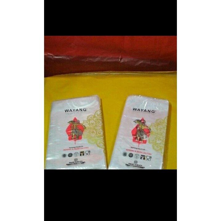 Plastik Bening PP Wayang 12x16