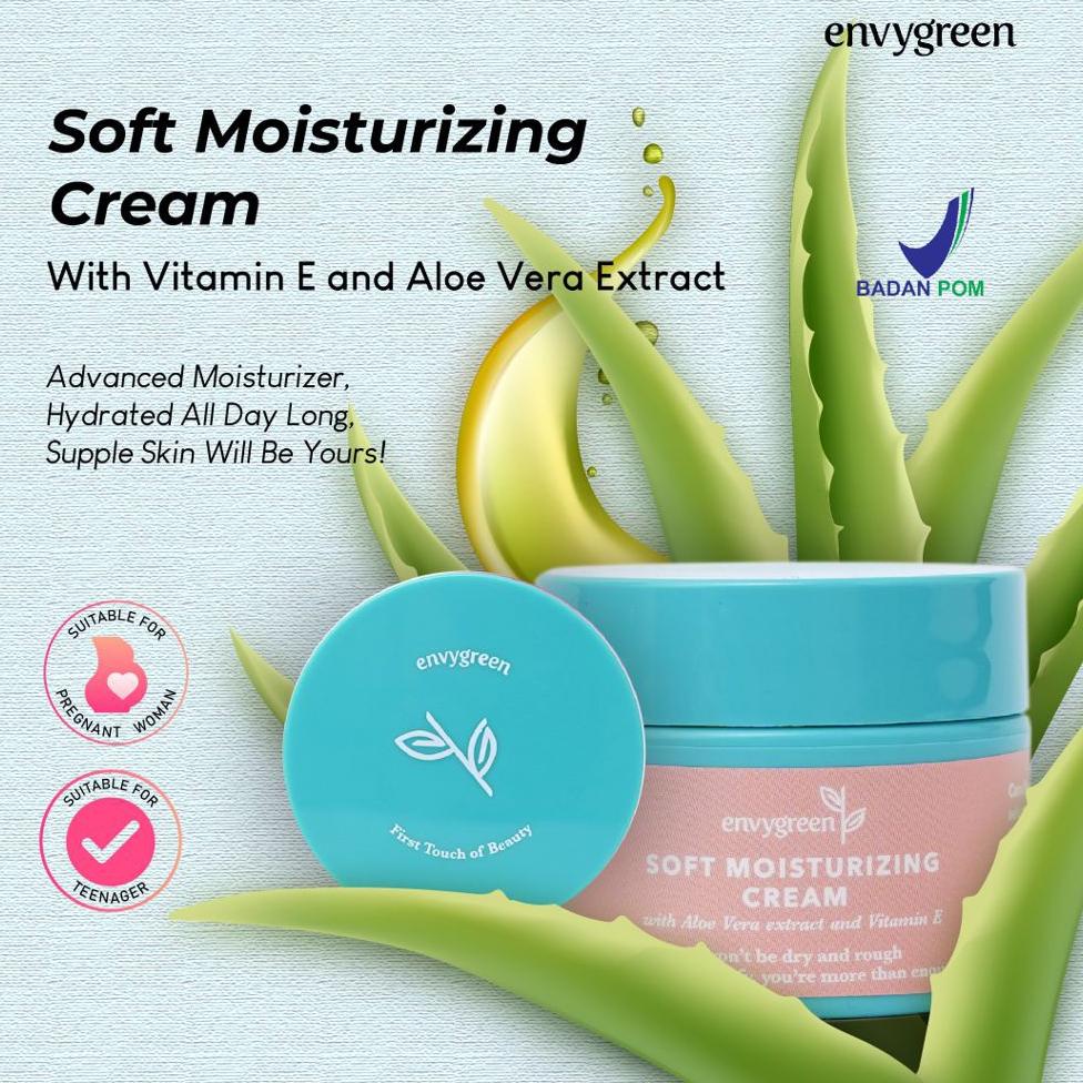 ↞ SOFT MOIST AND NOURISH CREAM / Soft Moisturizing Cream / ENVYGREEN SKINCARE ₱