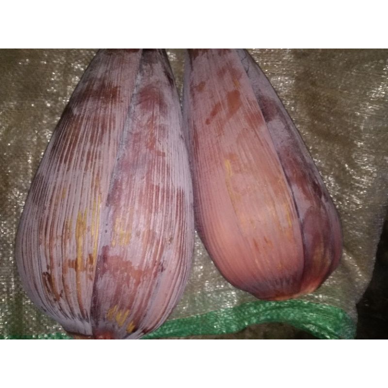 

jantung pisang bunga pisang untuk sayur