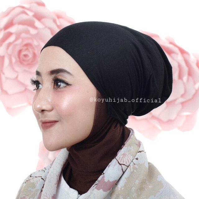 Koyu Hijab Ciput Tali Cottray P10