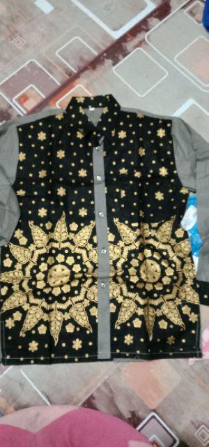 Kemeja Batik Pria Ppbtk07 Modern Lengan Panjang Casual Modis Trendy Masa Kini M L Xl Asli Pekalong