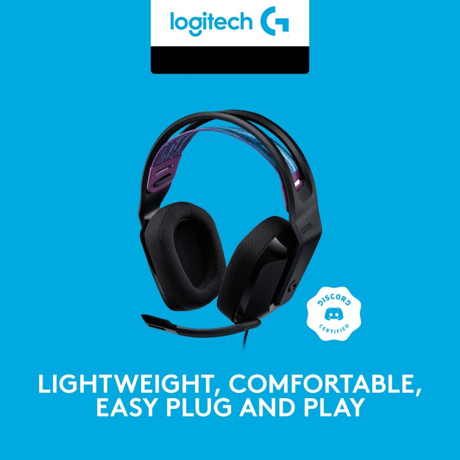 Logitech G335 7.1 Headset Gaming Wired Microphone