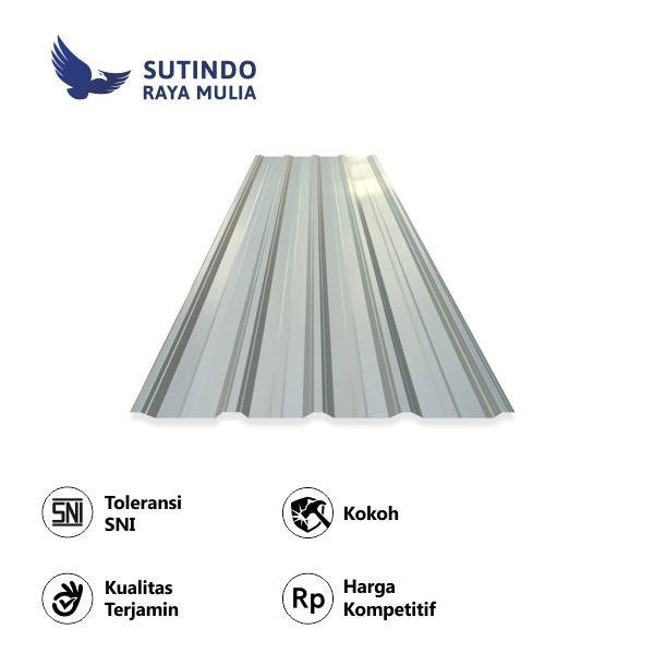 ATAP GALVALUM / SPANDEK / ROOFDECK 0.35MM x 6M - Sutindo Store