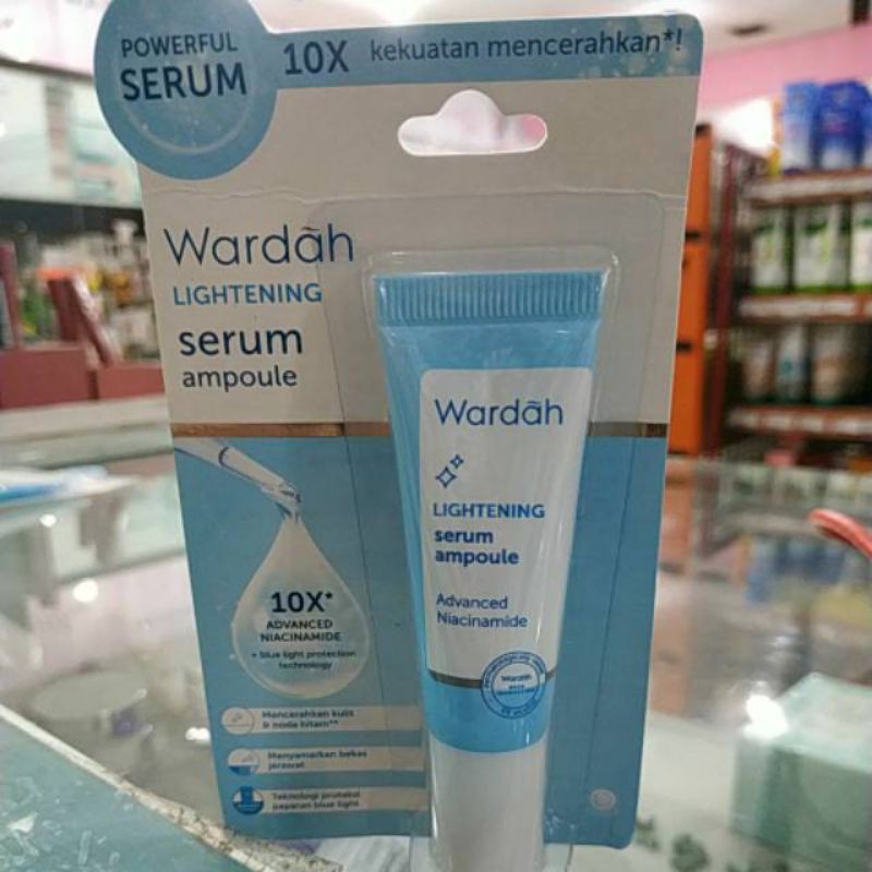wardah lightening serum ampoule 8ml (blister)  varian baru