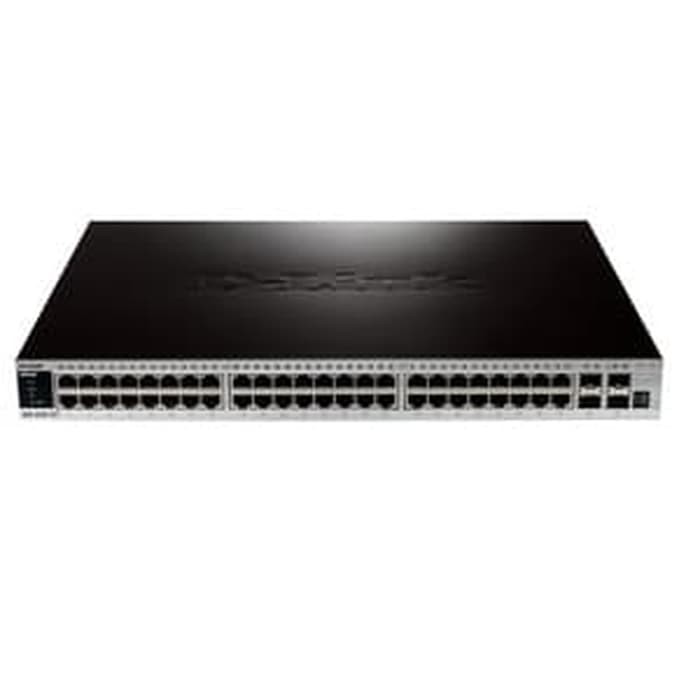 D-Link DGS-3420-52T/E 52-Port Gigabit L2+ Stackable Managed Switch