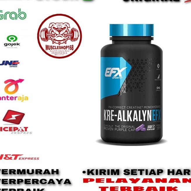 RESTOCK-675  Krealkalyn EFX Kre Alkalyn 120 Capsul Creatine HCL Creatine No Loading