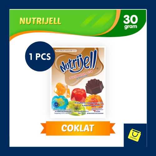 

Nutrijell Reguler Coklat / Agar-agar Rasa Coklat / Jelly Powder / Nutrijel / 40gram / Forisa