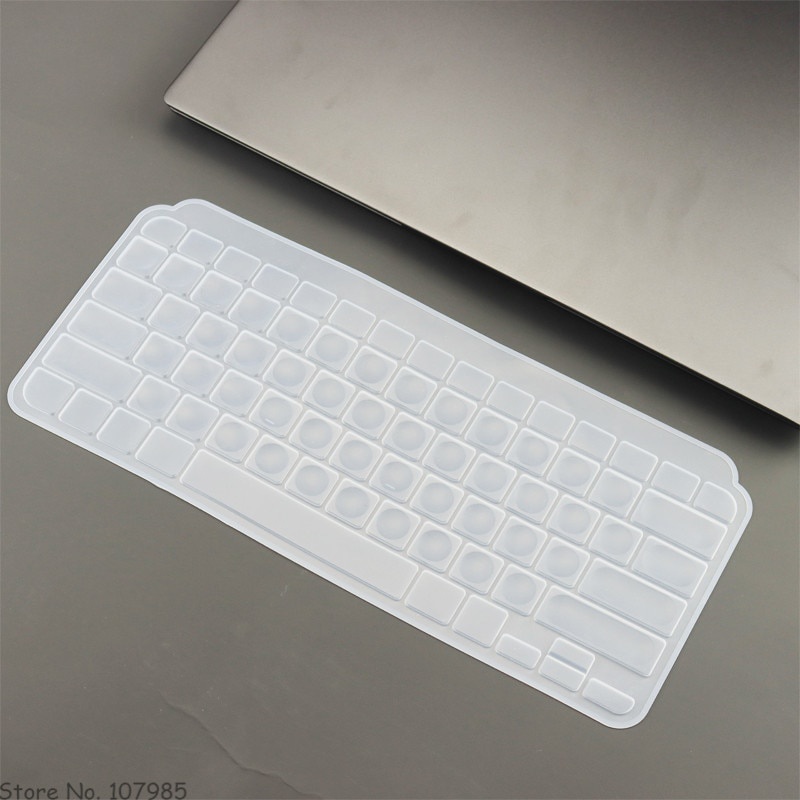 Skin Cover Pelindung Keyboard Wireless Bluetooth Mini Bahan Silikon Transparan Anti Debu Untuk Logitech Mx