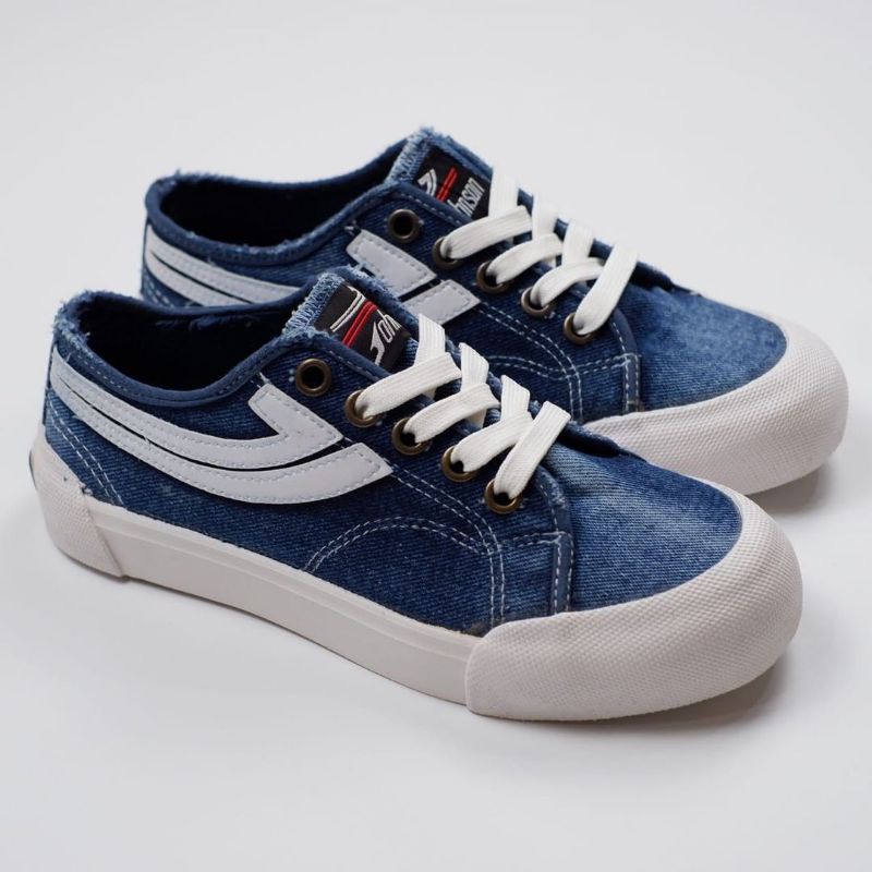 Sepatu jhonson galaxy pro low denim - johnson original