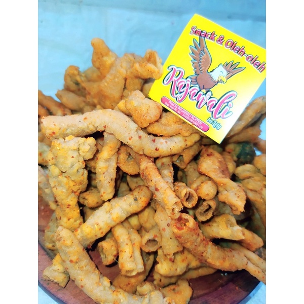 Kripik Usus Hot 250g usus crispy premium pedas grosir camilan laris