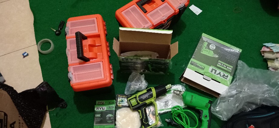 Ryu Mesin Bor Tangan 10mm Bor Besi Kayu 10 Mm Hand Drill 2 Arah Bolak Balik