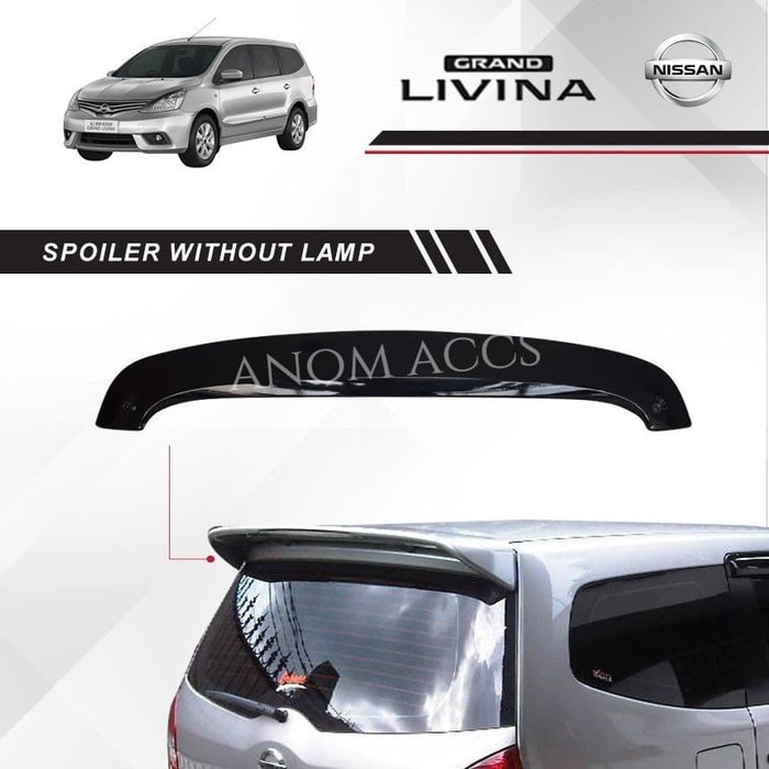 Spoiler All New Livina Without Lamp / Spoiler Livina tanpa lampu