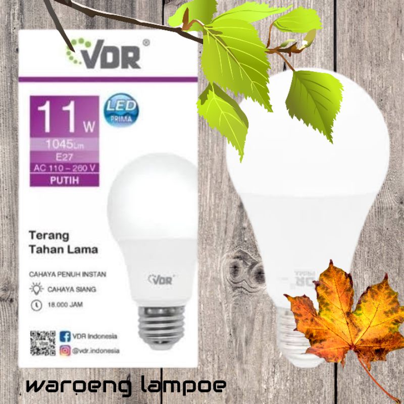 Lampu LED VDR PRIMA 11 watt / Lampu bohlam LED VDR PRIMA.