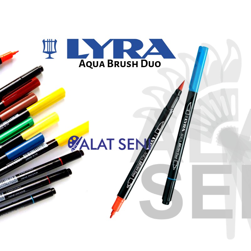 

LYRA Aqua Brush Duo - Brush Pen Satuan Tersedia 36 Warna Part 1 / Color brush pen