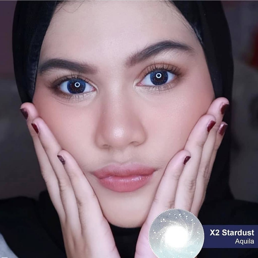 Softlens X2 STARDUST DIA 14.50mm NORMAL &amp; MINUS PHOENIX AQUILA VEGA LYRA (-0.50 S/D -3.00) softlense/Lensa  Kontak/BS