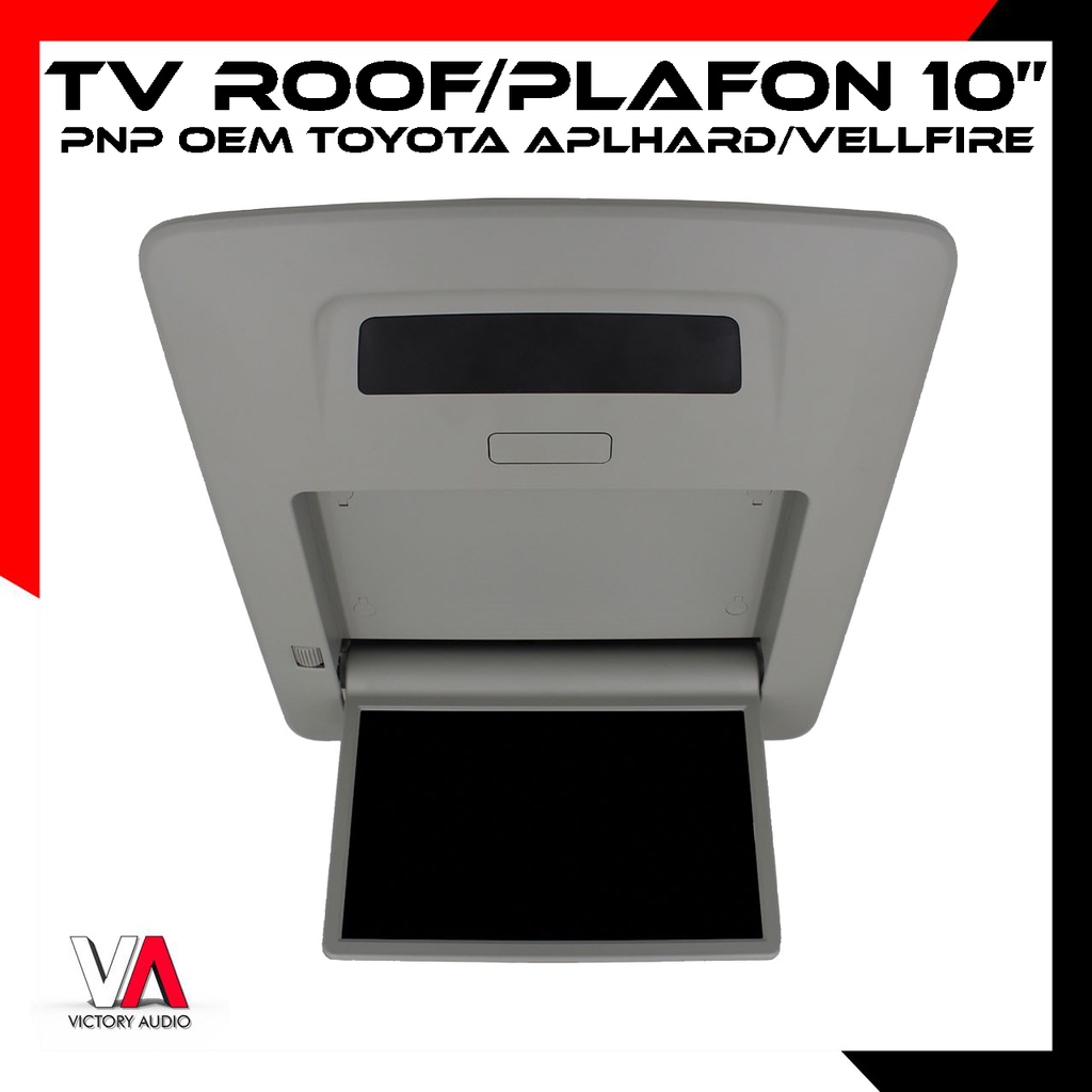 TV Roof Plafon PnP OEM Look Mobil Toyota Alphard Vellfire ENIGMA EG-1078 10 Inch Original Bergaransi