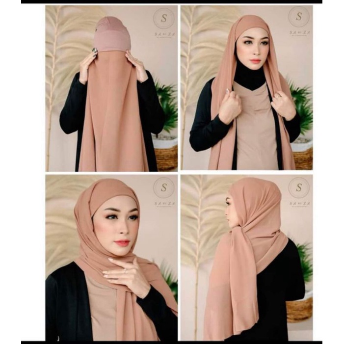 PAKET USAHA HIJAB | JILBAB PASHMINA INNER 2IN1 CERUTY BABYDOLL |  PASMINA INNER BISA BOLAK BALIK | P