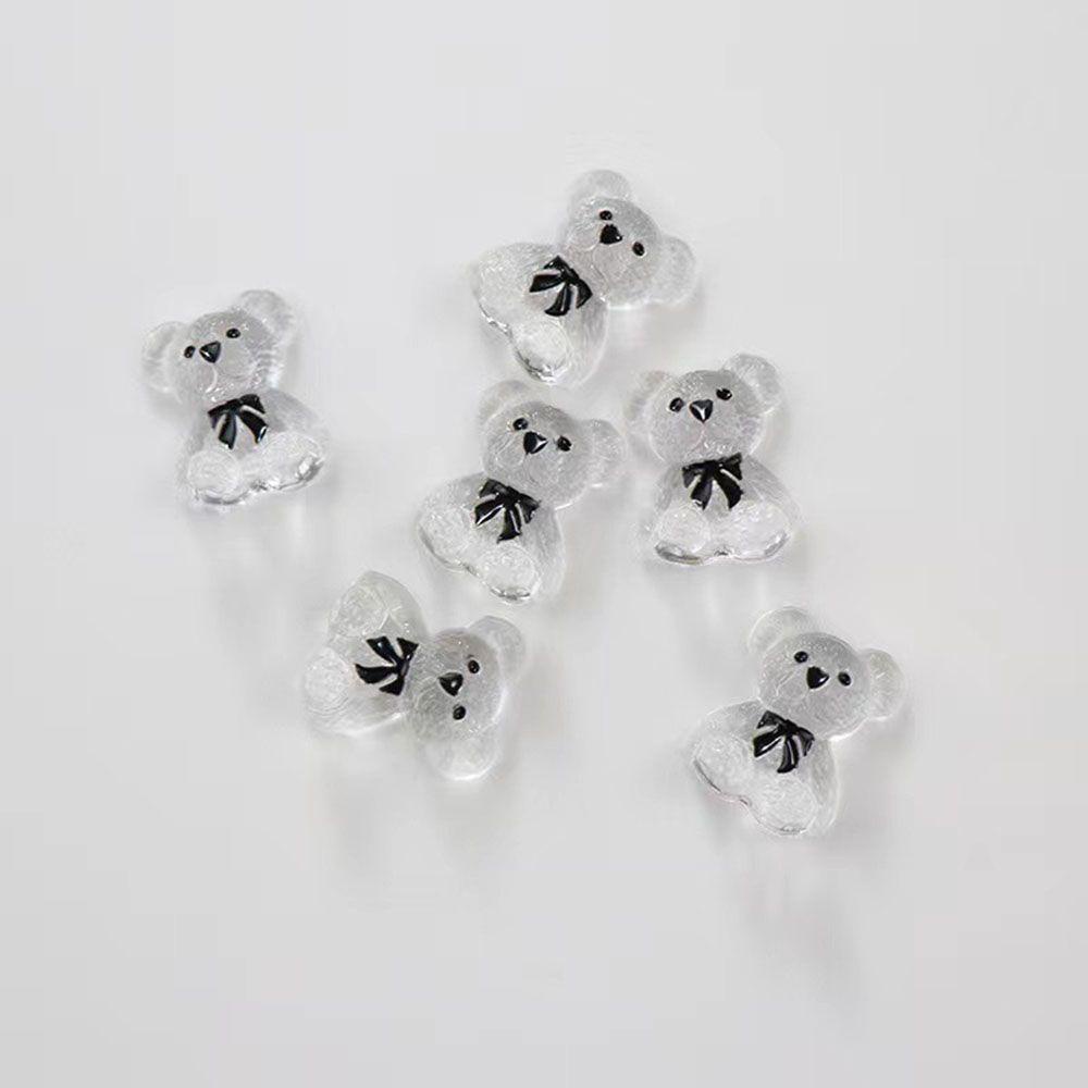 AUGUSTINA Augustina Bear Nail Art Dekorasi Jepang Jelly Bear Tiga Dimensi Kartun DIY Hiasan Kuku