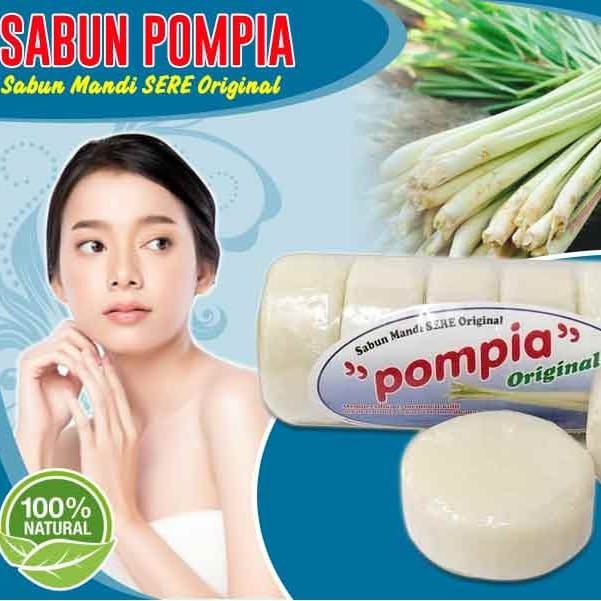 SEREH POMPIA BULAT ORIGINAL SABUN PENGHILANG JERAWAT PUNGGUNG