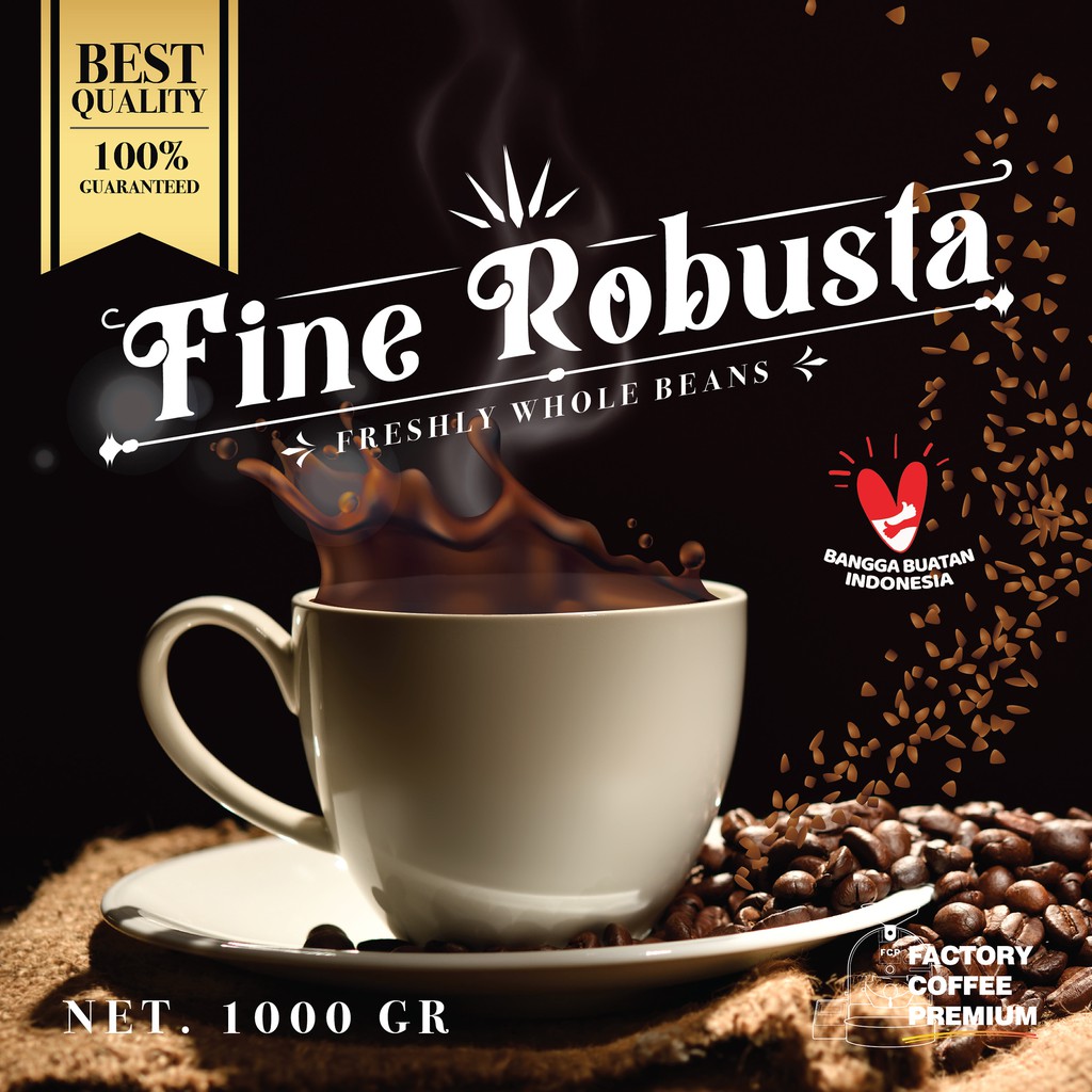 

1KG Biji Kopi Fine Robusta Full Robusta Harga Grosir - Beans