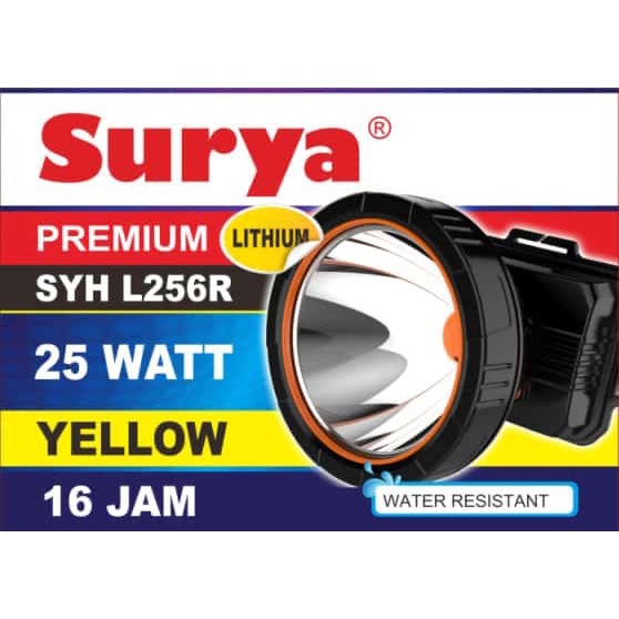 Surya Senter Kepala SYH L 256 R 25 Watt Cahaya Kuning