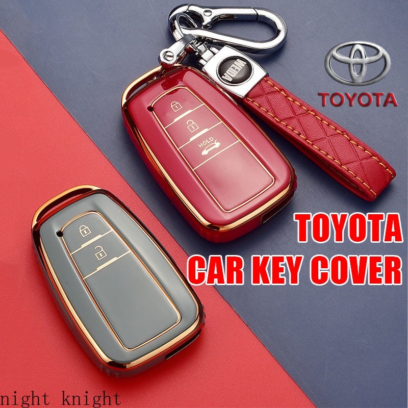 Case Kunci Mobil Keyless Entry Bahan TPU Untuk Toyota Camry Corolla Altis CHR RAV4